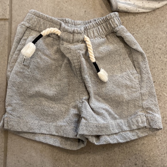 Sovereign Code Baby Boy Grey Striped Onesie & Shorts, Sz 9 Months - Picture 6 of 8